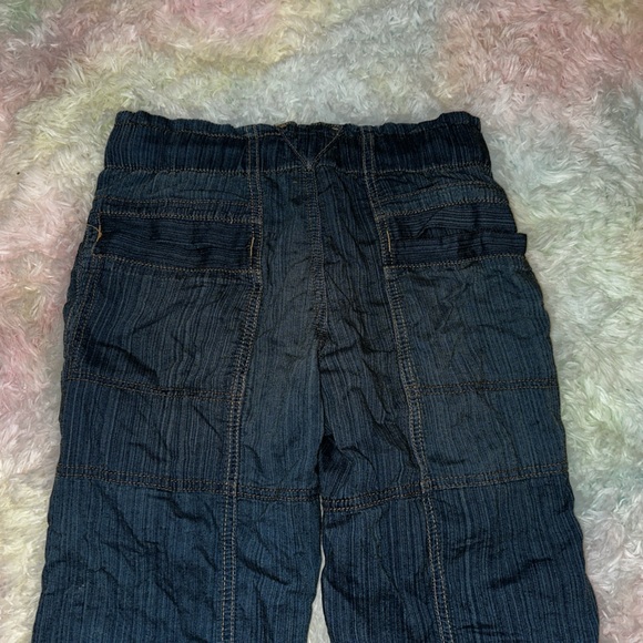 New Free People Angelo Denim Pull On Jeans Pants Drawstring Slouchy Size XS - Picture 7 of 12